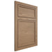 Shiloh Cabinetry Flush Inset Napa Horizontal White Oak Plain Cut Natural Door