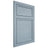 Shiloh Cabinetry Flush Inset Napa Horizontal White Oak Plain Cut Sky Door