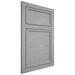Shiloh Cabinetry Flush Inset Napa Horizontal White Oak Plain Cut Stratus Door