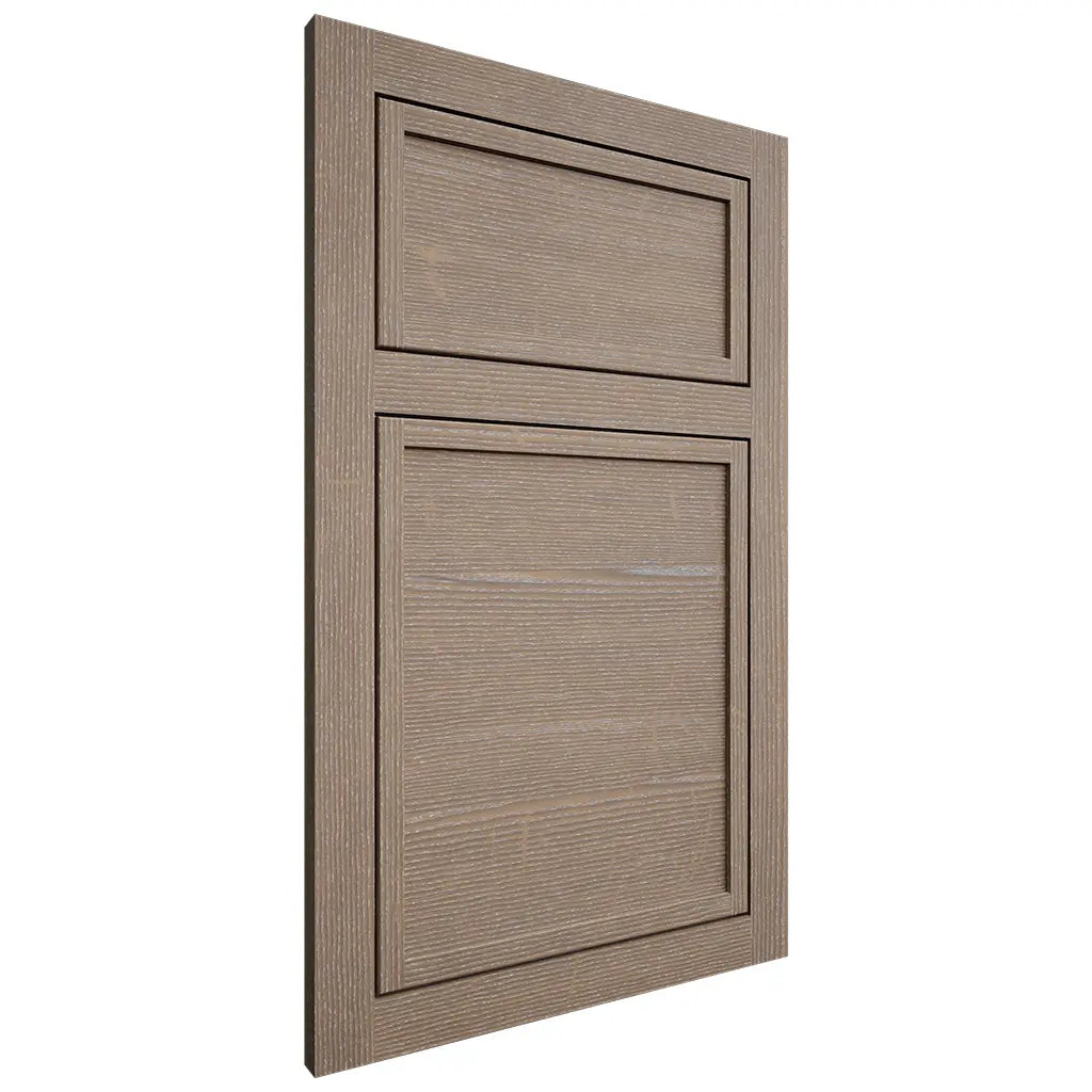 Shiloh Cabinetry Flush Inset Napa Horizontal White Oak Quarter Sawn Almond Door