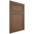 Shiloh Cabinetry Flush Inset Napa Horizontal White Oak Quarter Sawn Autumn Door
