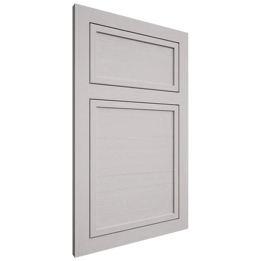 Shiloh Cabinetry Flush Inset Napa Horizontal White Oak Quarter Sawn Cotton Door