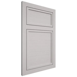 Shiloh Cabinetry Flush Inset Napa Horizontal White Oak Quarter Sawn Cotton Door