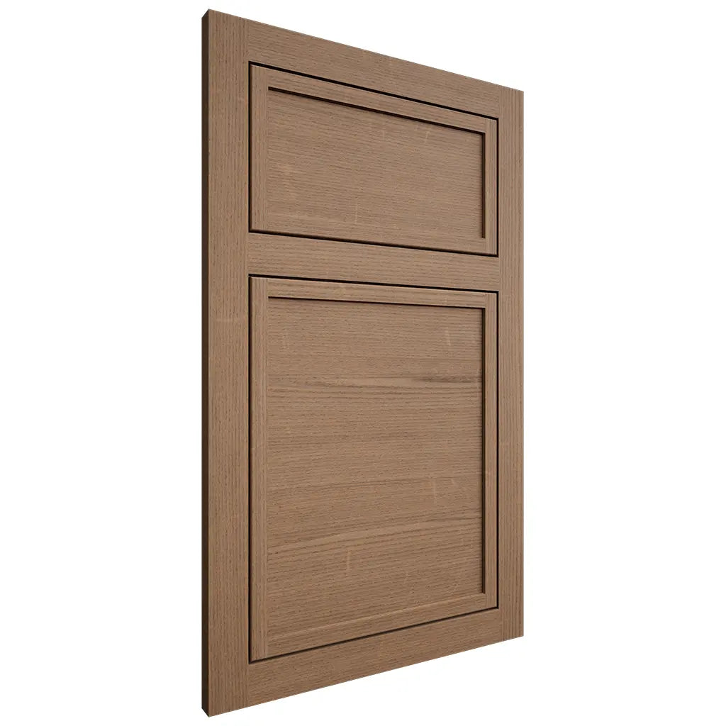 Shiloh Cabinetry Flush Inset Napa Horizontal White Oak Quarter Sawn Medium Door