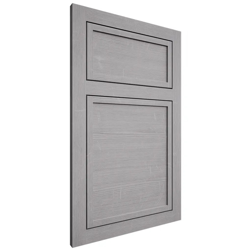 Shiloh Cabinetry Flush Inset Napa Horizontal White Oak Quarter Sawn Stratus Door