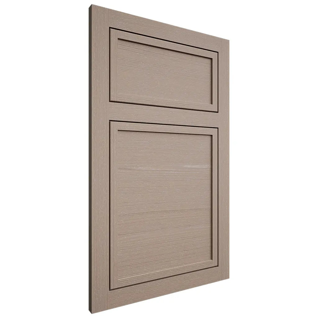 Shiloh Cabinetry Flush Inset Napa Horizontal White Oak Quarter Sawn Whitewash Door