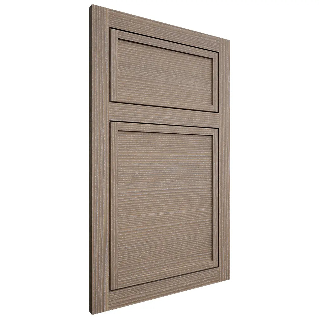 Shiloh Cabinetry Flush Inset Napa Horizontal White Oak Rift Cut Almond Door