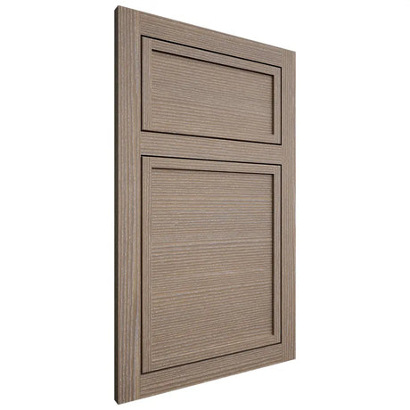 Shiloh Cabinetry Flush Inset Napa Horizontal White Oak Rift Cut Almond Door