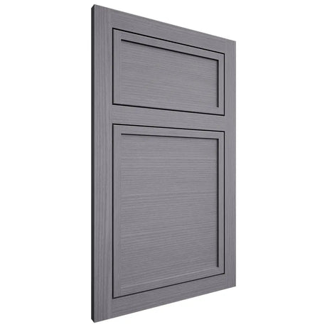 Shiloh Cabinetry Flush Inset Napa Horizontal White Oak Rift Cut Cadet Door