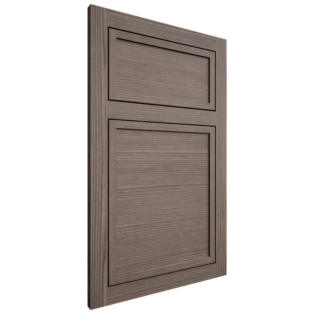 Shiloh Cabinetry Flush Inset Napa Horizontal White Oak Rift Cut Clay Door