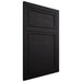 Shiloh Cabinetry Flush Inset Napa Horizontal White Oak Rift Cut Ink Door