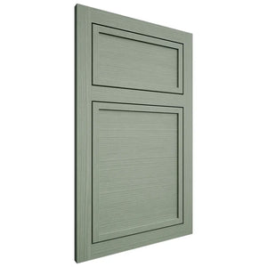 Shiloh Cabinetry Flush Inset Napa Horizontal White Oak Rift Cut Moss Door