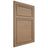 Shiloh Cabinetry Flush Inset Napa Horizontal White Oak Rift Cut Natural Door