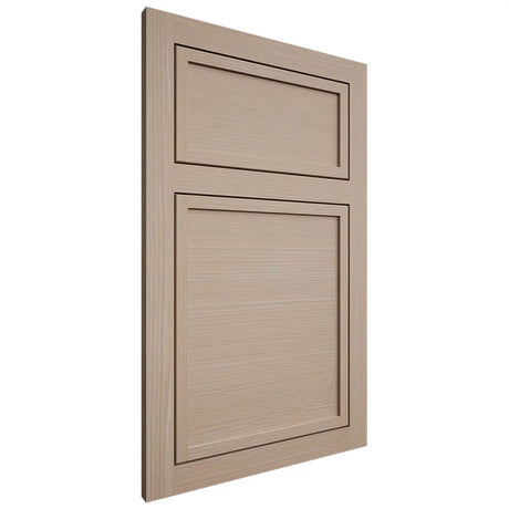 Shiloh Cabinetry Flush Inset Napa Horizontal White Oak Rift Cut Straw Door