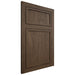 Shiloh Cabinetry Flush Inset Napa Vertical Alder Plain Cut Caviar Door