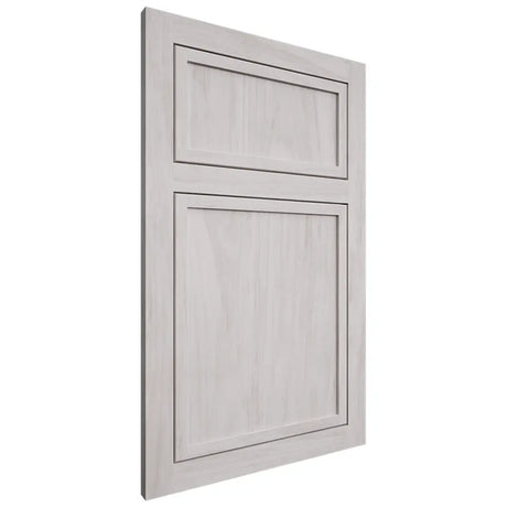 Shiloh Cabinetry Flush Inset Napa Vertical Alder Plain Cut Cotton Door