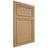 Shiloh Cabinetry Flush Inset Napa Vertical Alder Plain Cut Natural Door
