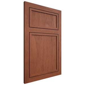Shiloh Cabinetry Flush Inset Napa Vertical Alder Plain Cut Sierra Door