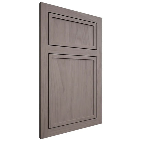 Shiloh Cabinetry Flush Inset Napa Vertical Alder Plain Cut Stonehenge Door