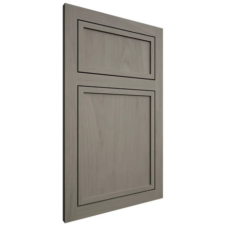 Shiloh Cabinetry Flush Inset Napa Vertical Alder Plain Cut Thyme Door