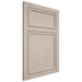Shiloh Cabinetry Flush Inset Napa Vertical Alder Plain Cut White Sands Door