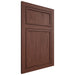 Shiloh Cabinetry Flush Inset Napa Vertical Cherry Plain Cut Bourbon Door
