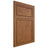 Shiloh Cabinetry Flush Inset Napa Vertical Cherry Plain Cut Coffee Door