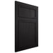 Shiloh Cabinetry Flush Inset Napa Vertical Cherry Plain Cut Espresso Door