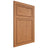 Shiloh Cabinetry Flush Inset Napa Vertical Cherry Plain Cut Medium Door