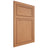 Shiloh Cabinetry Flush Inset Napa Vertical Cherry Plain Cut Natural Door