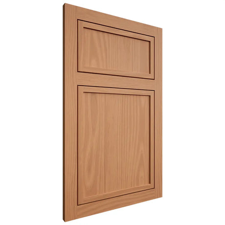 Shiloh Cabinetry Flush Inset Napa Vertical Cherry Plain Cut Natural Door