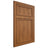 Shiloh Cabinetry Flush Inset Napa Vertical Hickory Plain Cut Chestnut Door