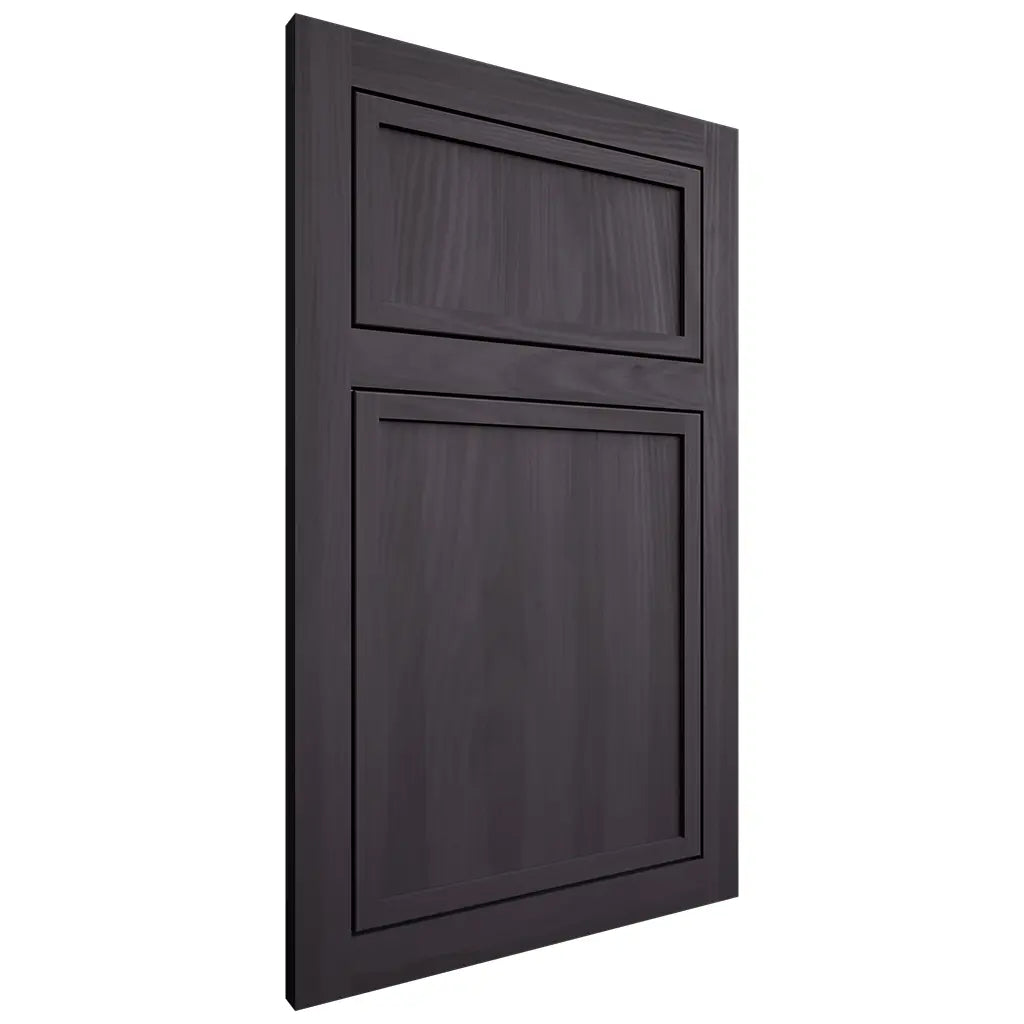 Shiloh Cabinetry Flush Inset Napa Vertical Hickory Plain Cut Harbor Door