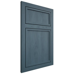 Shiloh Cabinetry Flush Inset Napa Vertical Hickory Plain Cut Hudson Door