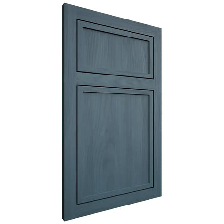 Shiloh Cabinetry Flush Inset Napa Vertical Hickory Plain Cut Hudson Door