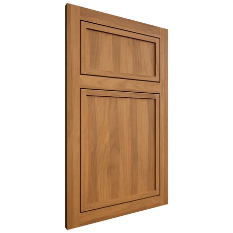 Shiloh Cabinetry Flush Inset Napa Vertical Hickory Plain Cut Medium Door