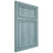 Shiloh Cabinetry Flush Inset Napa Vertical Hickory Plain Cut Sky Door