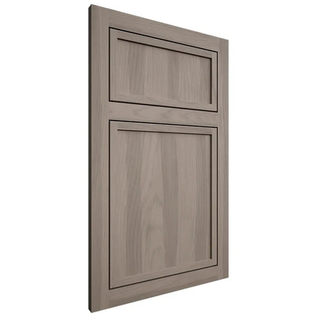 Shiloh Cabinetry Flush Inset Napa Vertical Hickory Plain Cut Sterling Door
