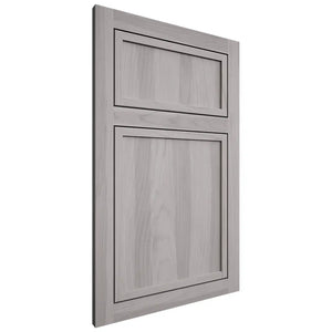 Shiloh Cabinetry Flush Inset Napa Vertical Hickory Plain Cut Stratus Door