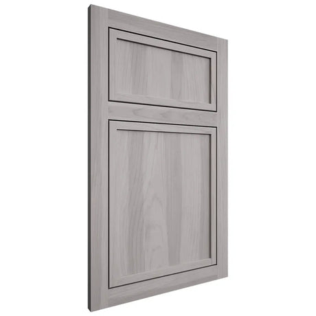 Shiloh Cabinetry Flush Inset Napa Vertical Hickory Plain Cut Stratus Door