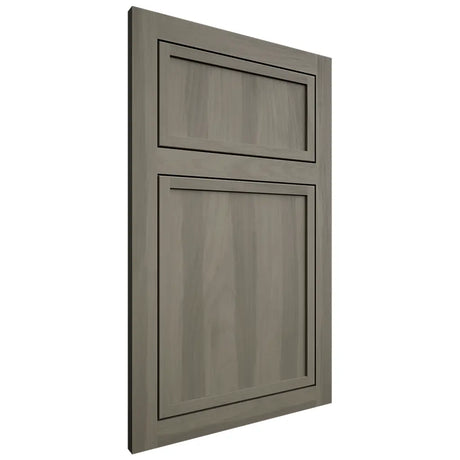 Shiloh Cabinetry Flush Inset Napa Vertical Hickory Plain Cut Thyme Door