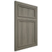 Shiloh Cabinetry Flush Inset Napa Vertical Hickory Plain Cut Thyme Door