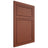 Shiloh Cabinetry Flush Inset Napa Vertical Maple Plain Cut Cayenne Door
