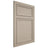 Shiloh Cabinetry Flush Inset Napa Vertical Maple Plain Cut Pebble Door