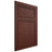 Shiloh Cabinetry Flush Inset Napa Vertical Maple Plain Cut Sable Door
