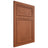 Shiloh Cabinetry Flush Inset Napa Vertical Maple Plain Cut Spice Door