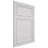 Shiloh Cabinetry Flush Inset Napa Vertical Paintable Arctic Door