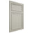 Shiloh Cabinetry Flush Inset Napa Vertical Paintable Clary Sage Door