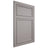 Shiloh Cabinetry Flush Inset Napa Vertical Paintable Dovetail Gray Door