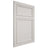 Shiloh Cabinetry Flush Inset Napa Vertical Paintable Eggshell Door